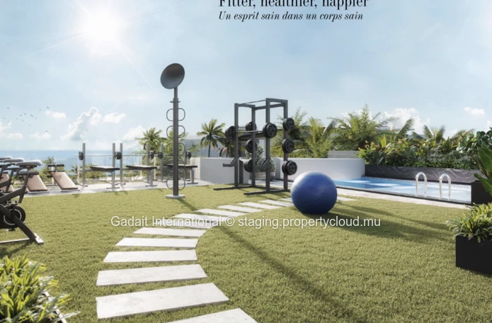 Discover an upscale penthouse in the heart of Tamarin.