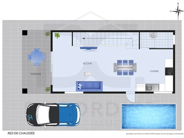 Maison de 3 Chambres