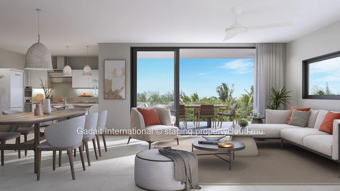 Coconut Grove-C02 : Luxueux appartements à proximité de la plage de Péreybère