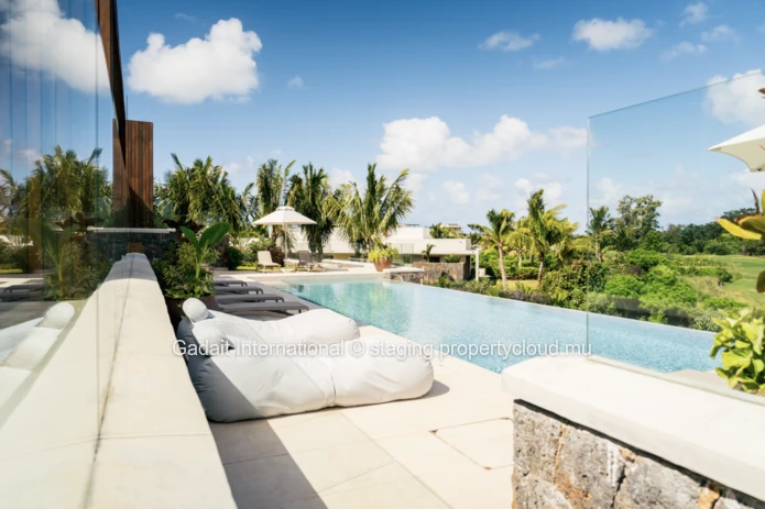 Villa d'exception à Anahita, Île Maurice – Vue panoramique sur le golf et la montagne