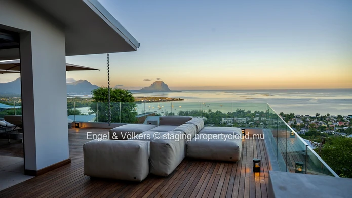 Ultra-Luxury Villa with Panoramic Lagoon Views in Black River, Mauritius
