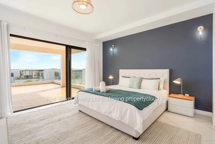Penthouse en front de mer avec vue sur l'océan – 3 chambres – Flic en Flac