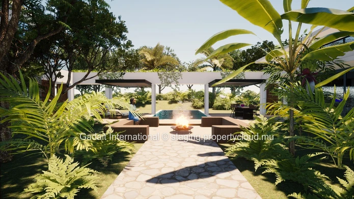 Villa I7: a 560.7 m² contemporary oasis in the heart of the Anahita resort