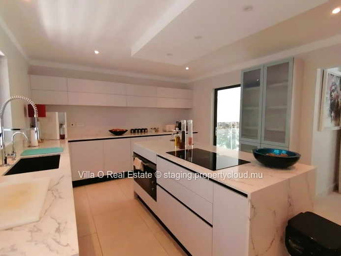 Gorgeous villa completely renovated, with multiple openings to a very large terrace and its lovely pool, overlooking ...