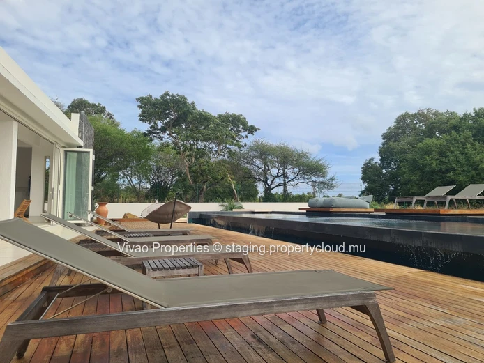 Luxury Villa West Coast - Rs 80M - Infinity Pool on Deck - 3+ Bedrooms - Reception Terrace - Secure Gated Community