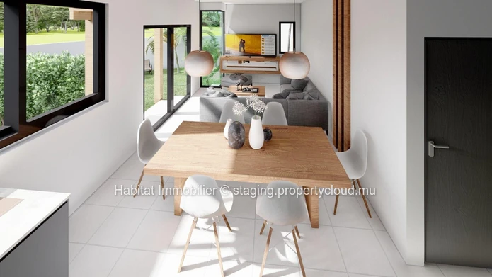 Beautiful unfurnished house of 125 m² on a plot of 43 toises, located in a residential area in Albion