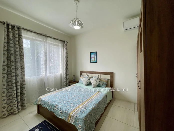 Appartement meublé 3 chambres à louer à Flic en Flac avec piscine