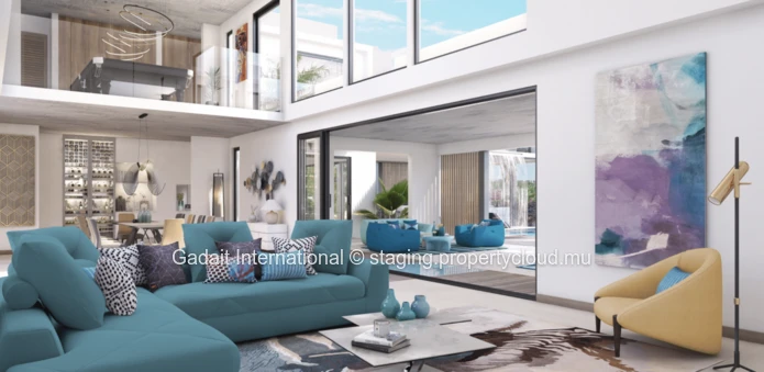 Investissez dans une villa de luxe sur le golf d'Anahita dans l'est à l'Ile Maurice
