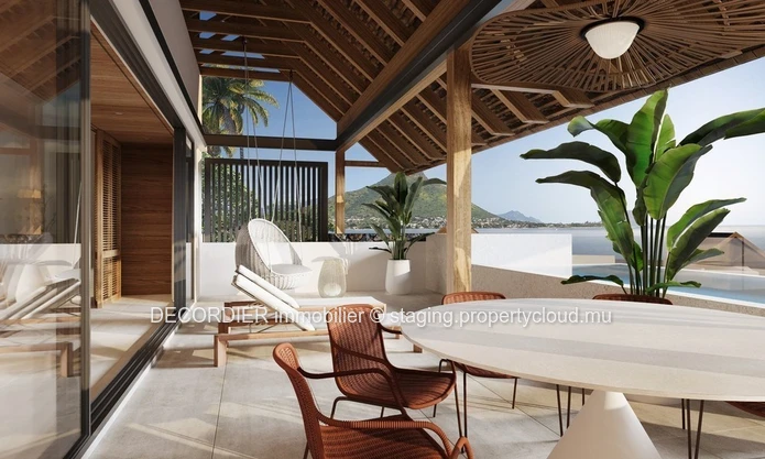 Penthouse d'exception en front de mer – Côte Ouest, Île Maurice Vue directe sur Le Morne |