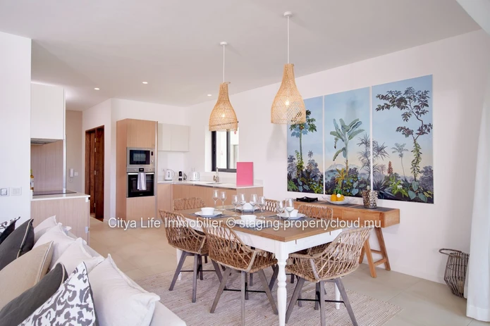 Magnifique Appartement REZ+2 à vendre à Pointe aux Canonniers, 131m², 3 chambres, piscine commune, proche écoles, par...