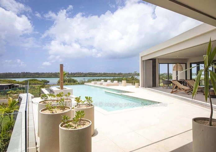 Villa Athena : villa avec vue mer & piscine privée à louer | Anahita Beau Champ