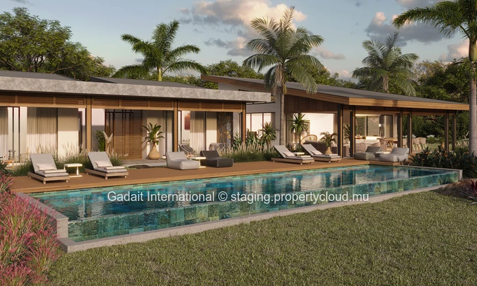 Luxury villa with mountain views, close to golf course and beaches for sale | Tamarin, Mauritius
