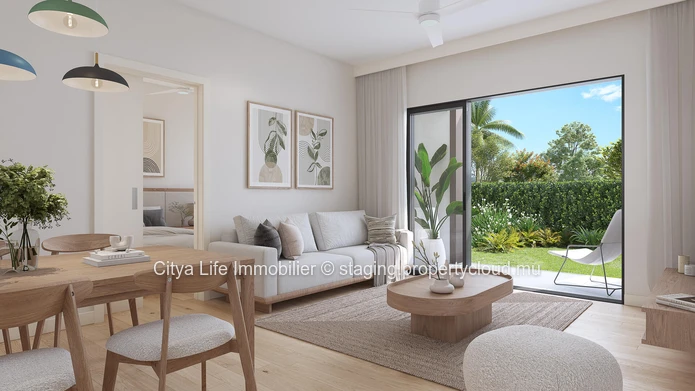 Appartement à vendre à Haute Rive, 72m², 2 chambres, piscine commune, Rs. À visiter rapidement !