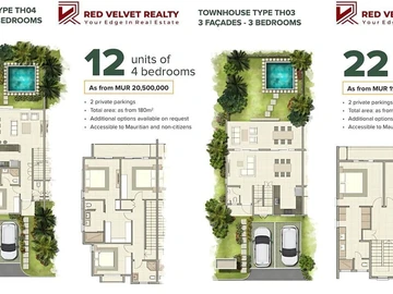 3 Bedroom Townhouse, Duplex