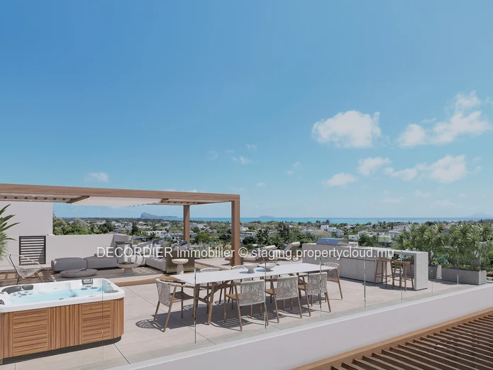 Experience the extraordinary in Calodyne: Sea view penthouse
