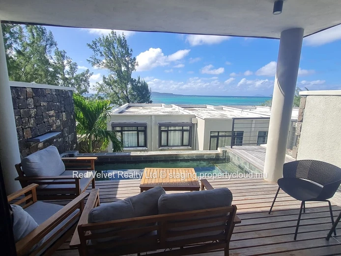 Luxurious Beachfront Apartment for Rent in Bain Boeuf, North, Mauritius