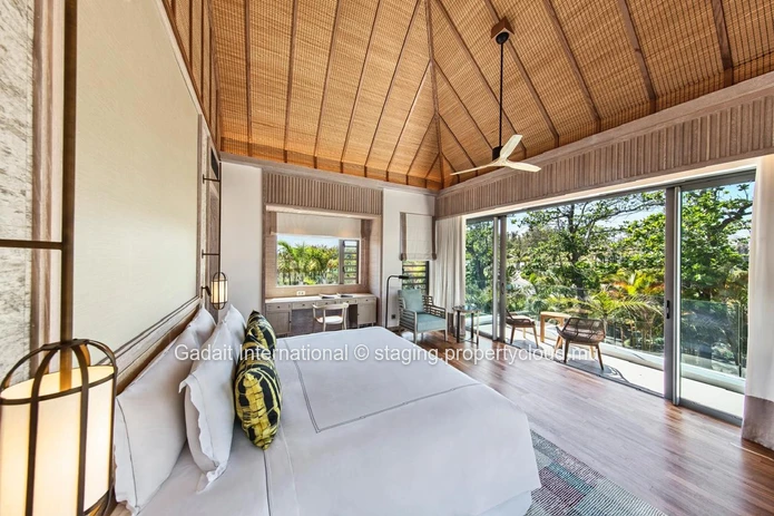 Villa de 4 chambres avec accès exclusif aux services de luxe sur l'île Maurice.