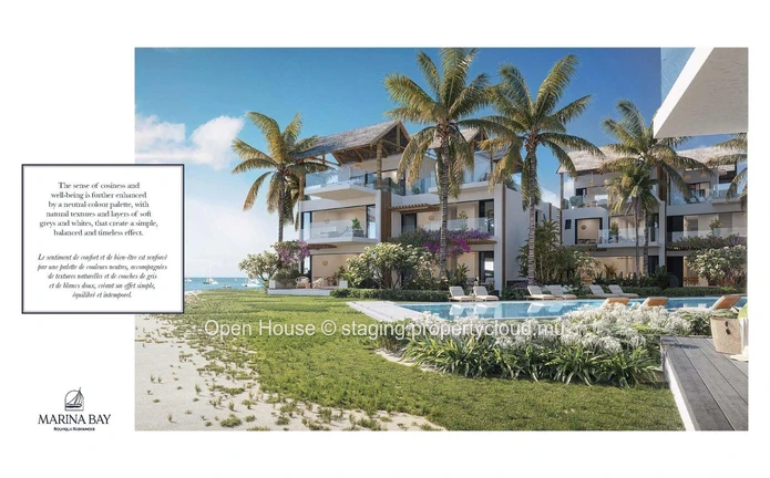 Penthouse R+2 pieds dans l'eau à Rivière Noire - Black River, 116m², 3 chambres, piscine privée, vue mer, spa, proche...