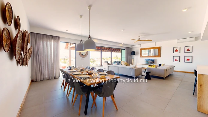 Grand Gaube - Belle penthouse avec piscine