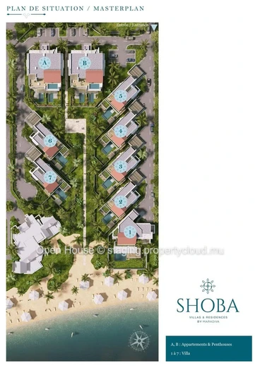 VILLA Pieds dans l'eau à Wolmar, Ouest. Surface de 462m², terrain de 1.035m², 4 chambres, piscine privée. Accessible ...