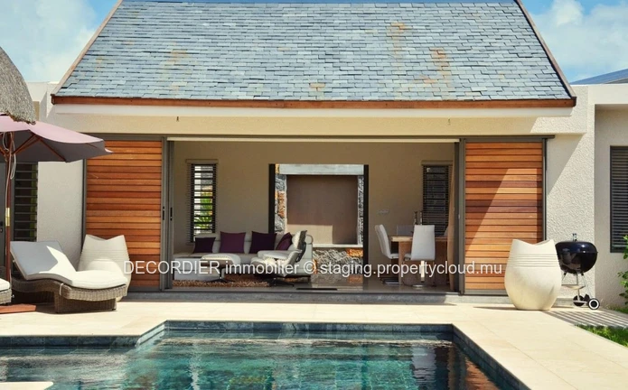 For sale - Grand Baie, prestigious villa with comfortable and bright living spaces.