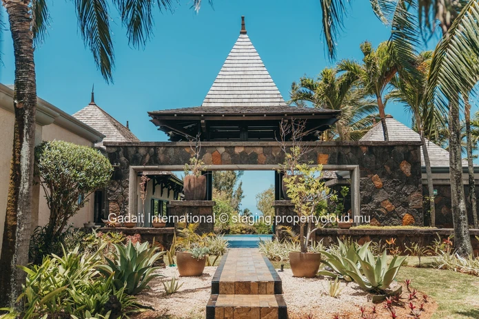Belle Rivière Villa : 4 chambres avec piscine et vue sur mer, Île Maurice