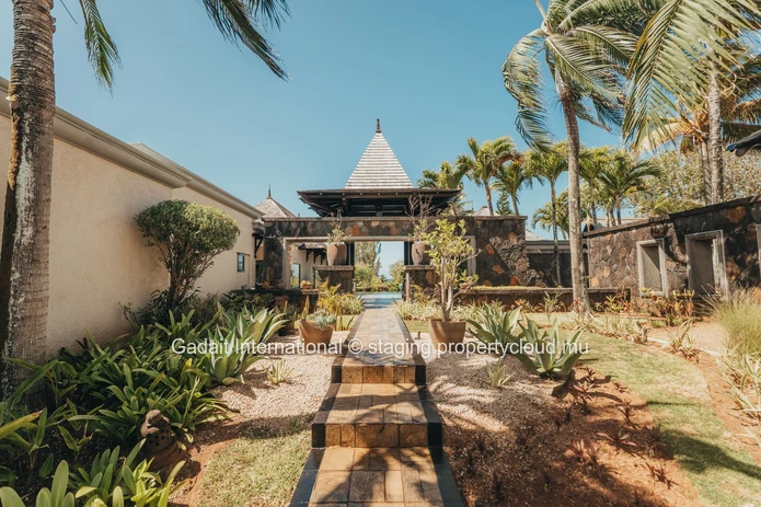 Belle Rivière Villa : 4 chambres avec piscine et vue sur mer, Île Maurice