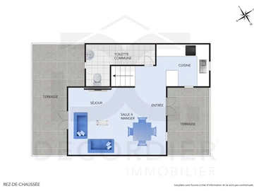 Maison de 3 Chambres