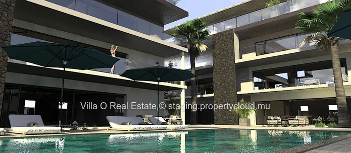 A 5 minutes de Grand Baie et des plages, superbe penthouse de 175 m2 comprenant 3 chambres en suite avec une terrasse...