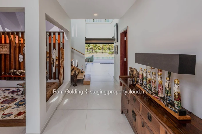Exceptional Fairway Villa with Golf and Mountain Views for Sale | Mont Choisy Golf & Beach Estate, Grand Baie