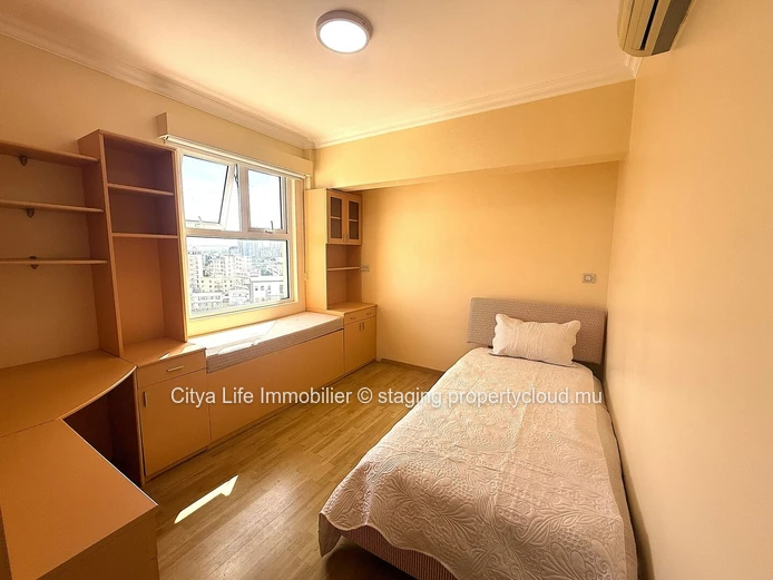 Luxurious 4-Bed penthouse in Quatre Bornes with Rooftop Access & Mountain Views.