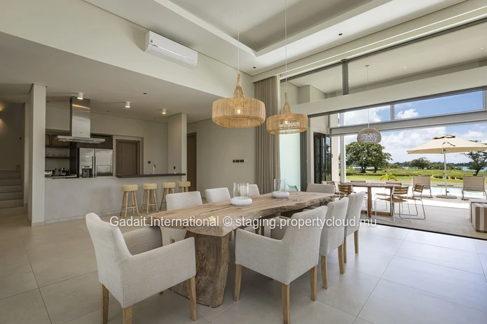 Villa contemporaine de 4 chambres avec vue sur golf à Anahita, Île Maurice