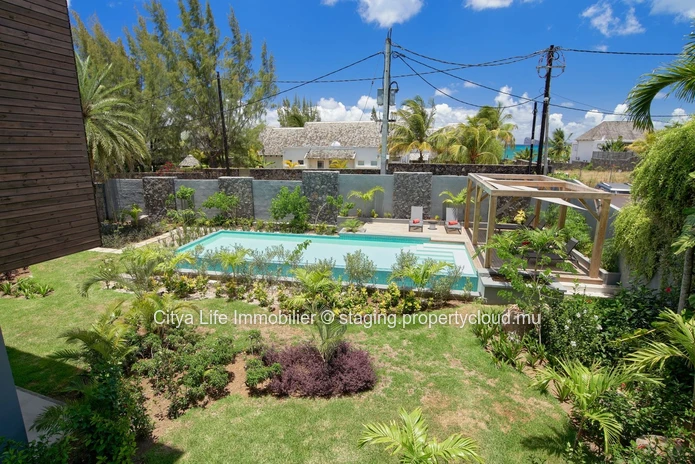 Magnifique Appartement REZ+2 à vendre à Pointe aux Canonniers, 131m², 3 chambres, piscine commune, proche écoles, par...