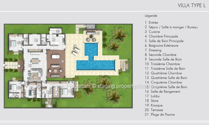 Villa Rare 5 Chambres avec Piscine Chauffée & Spa – Grand Baie