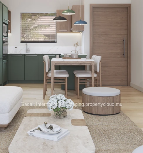 Appartement 1 chambre avec jardin privatif – Rez-de-chaussée – Azuri, île Maurice