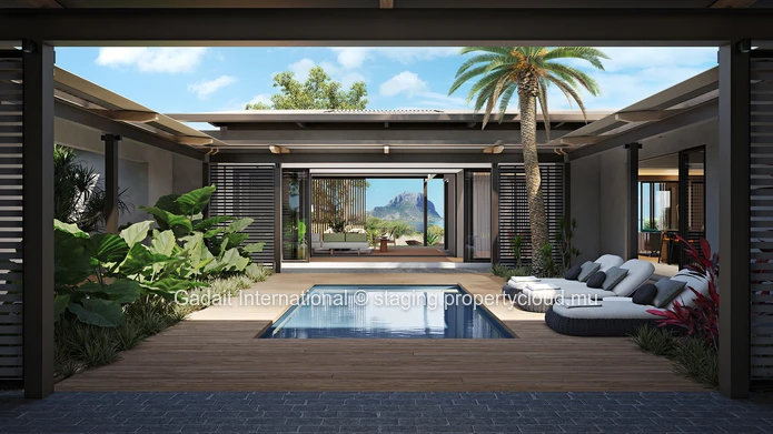 Villas luxueuses et écologiques avec jardins tropicaux à Rivière Noire, Île Maurice