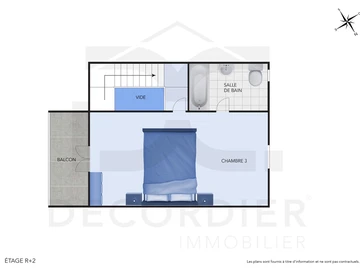Maison de 3 Chambres