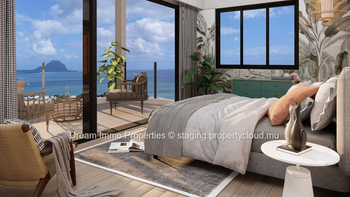 Sublime Projet D’Appartements & Penthouses Vue Mer Et Montagne A Tamarin – Ile Maurice