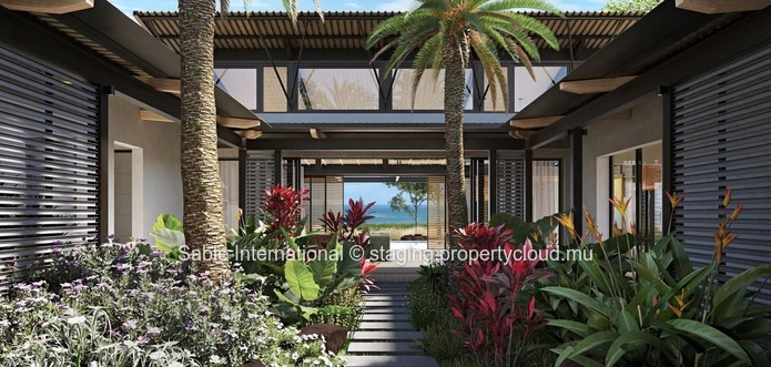 Luxury Villa in Smart City Tamarin with Private Pool, Beachfront, Tennis Court, and More! 