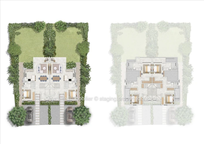 Duplex 3 chambres avec piscine privée à vendre à Haute Rive