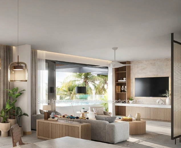 Luxury Penthouse with Private Pool in Trou aux Biches - 225m² Living Space - Close to Amenities - Fitness Room 