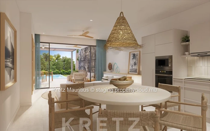 Three-bedroom apartment just a stone's throw from the beach – exclusive hotel services