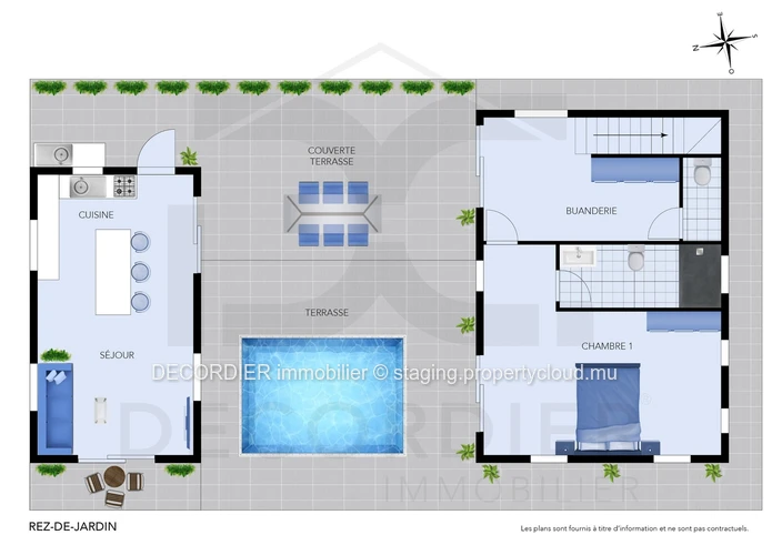 Beautiful house in Grand Baie close to all amenities