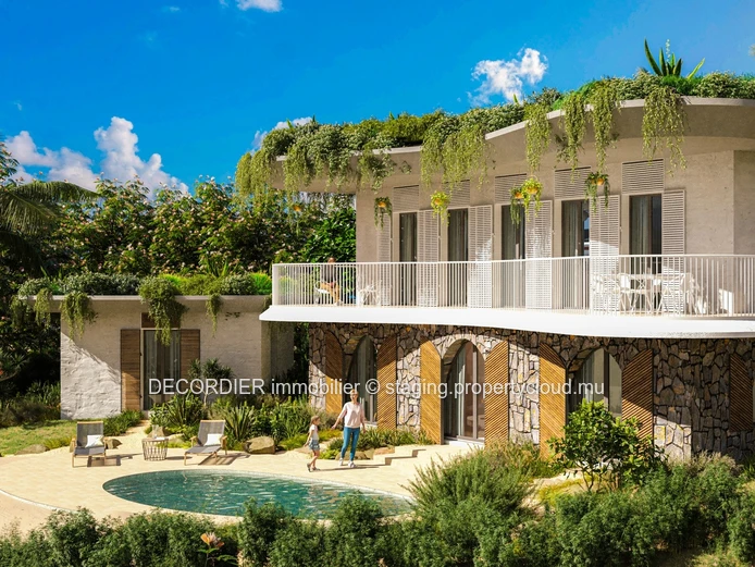 Sublime villa avec vue sur une des plus belles Baie de l'île Maurice