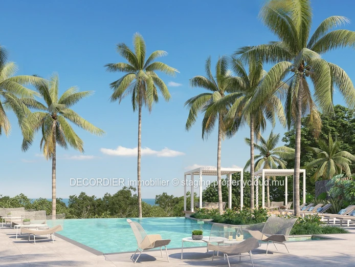 Sea view penthouse located in a secure residence accessible to foreigners