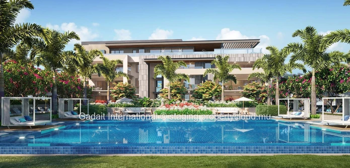 En vente : Appartement de luxe avec vue panoramique et accès golf à Mont Choisy