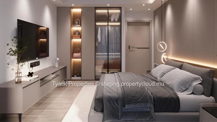 Modern 3-Bedroom Apartments with Rooftop Pool in Pereybere