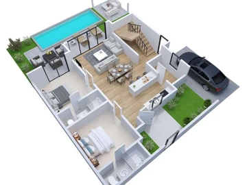 Villa de 3 Chambres