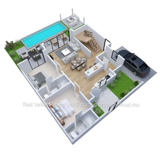 Villas de Style Resort Haut de Gamme à Vendre à Grand Baie – Île Maurice