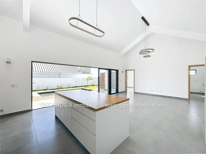 Modern single-storey villa with a private pool